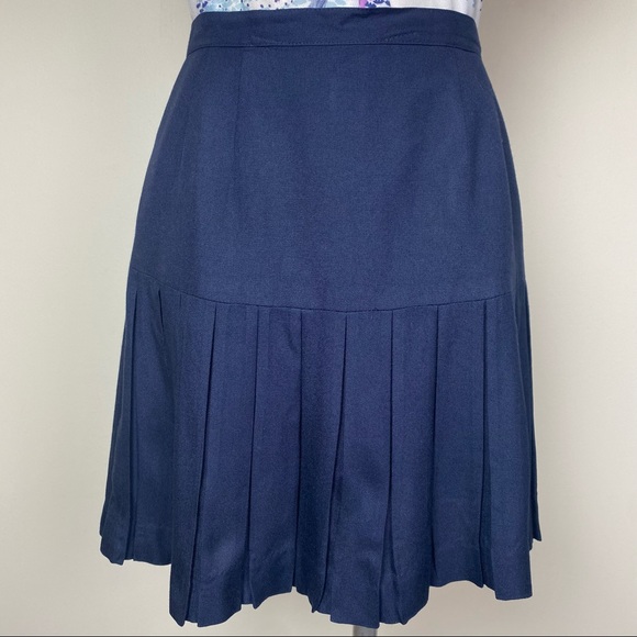 Vintage Sassco Pleated Skirt - Picture 1 of 10